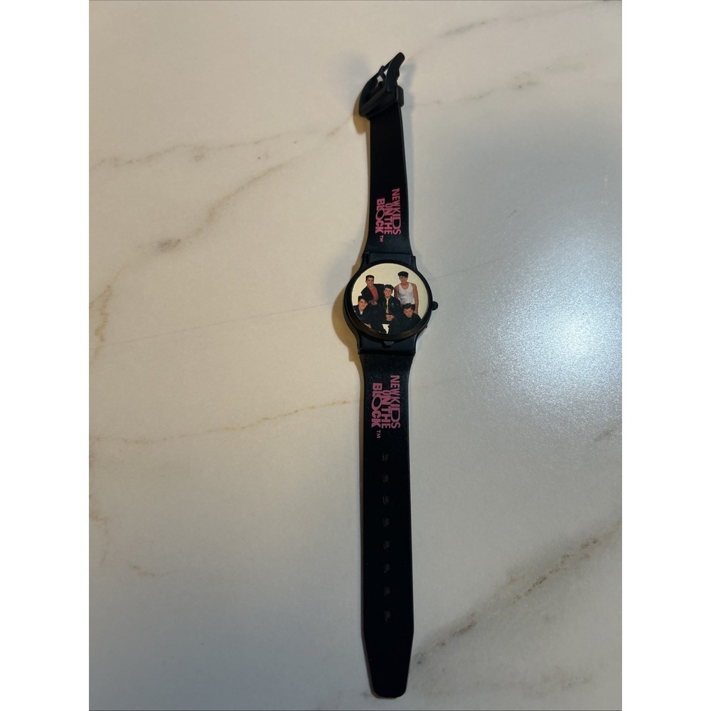 Vintage 1990 New Kids on the Block Digital Watch Big Step Productions NEEDS BATT